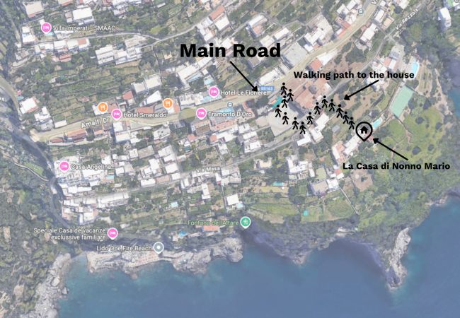 Casa a Praiano - La Casa di Nonno Mario Casa a Praiano - La Casa di Nonno Mario